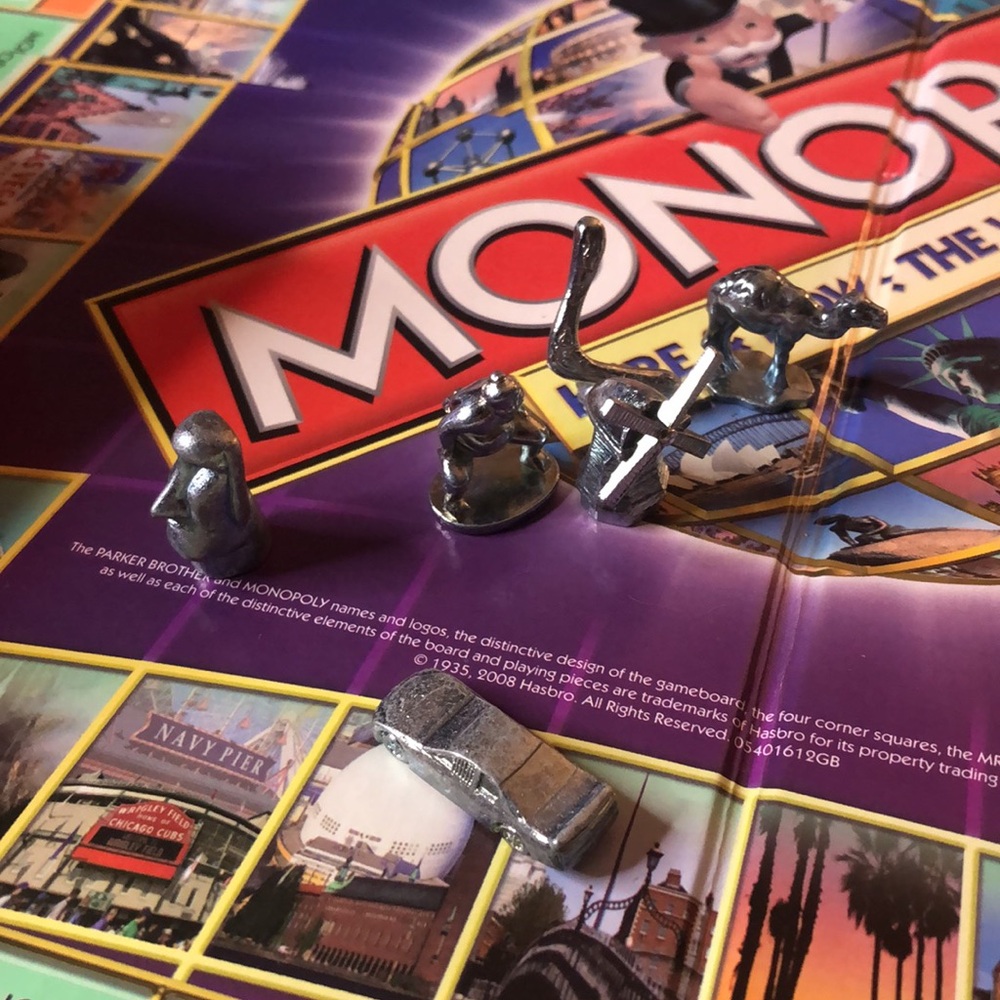 Monopoly Here & Now The World Edition Credit Cards Not Cash Game Board Hasbro - Picture 13 of 13
